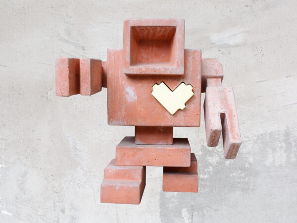 2’ Solid Concrete Lovebot